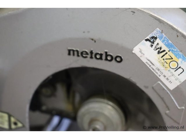 Metabo afkortzaagmachine - afbeelding 2 van  5