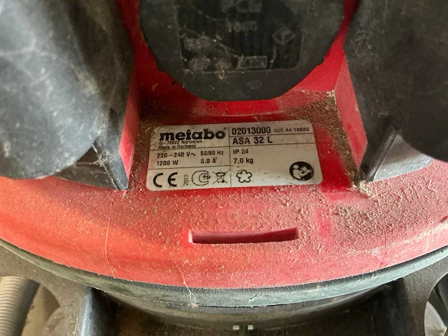 Metabo asa 32l industriële stofzuiger - afbeelding 4 van  7