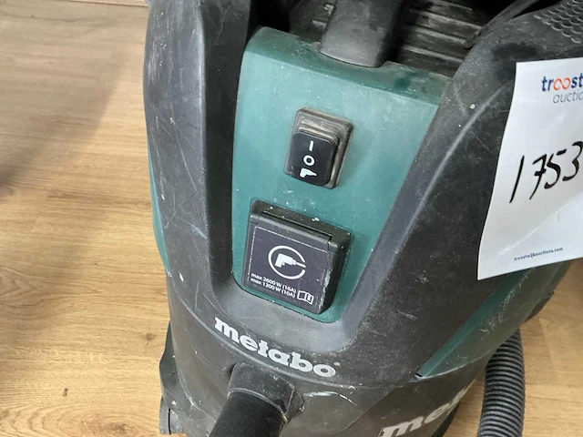 Metabo asa25l industriële stofzuiger - afbeelding 3 van  4