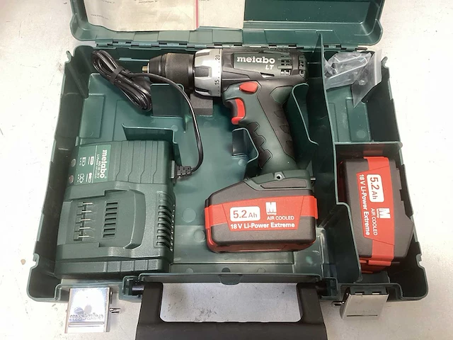 Metabo bs 18 lt boormachine set - afbeelding 2 van  8