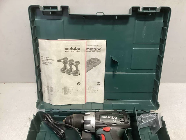 Metabo bs 18 lt boormachine set - afbeelding 3 van  8