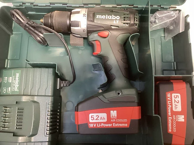 Metabo bs 18 lt boormachine set - afbeelding 4 van  8
