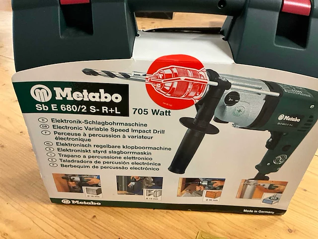 Metabo e 680/2 boormachine - afbeelding 2 van  6