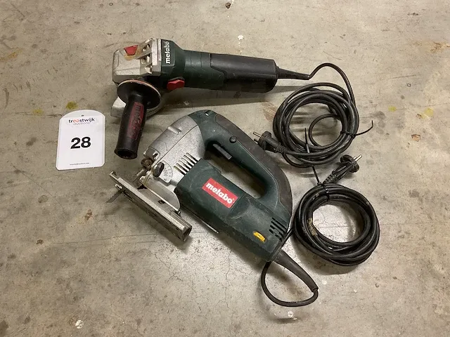 Metabo haakse slijper + decoupeerzaag - afbeelding 1 van  2