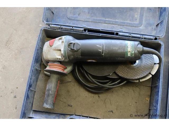 Metabo haakse slijper type we-9-125 quick & bosch knabbelschaar type gn 2,0 - afbeelding 2 van  6