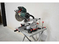 Metabo kgs 254m afkortcirkelzaagmachine met zaagtafel - afbeelding 2 van  5