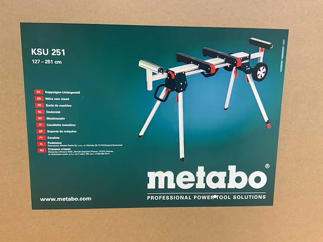 Metabo ksu 251 onderstel voor afkortzaag - afbeelding 3 van  5