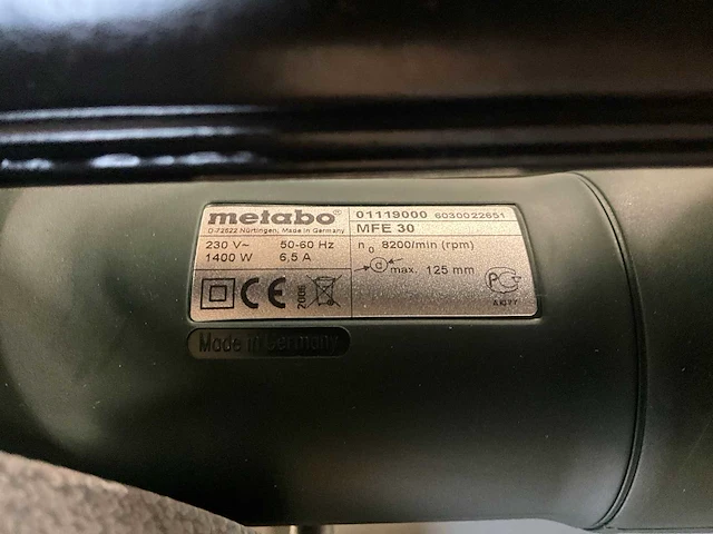 Metabo mfe 30 sleuvenfreesmachine - afbeelding 5 van  7