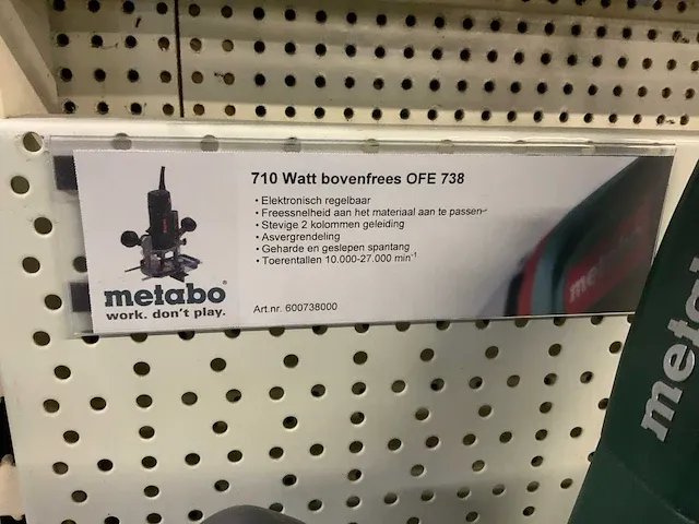 Metabo ofe 738 bovenfrees - afbeelding 3 van  3
