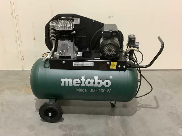 Metabo pneumatische compressor mega 350-100 w 90 l 10 bar - afbeelding 1 van  8