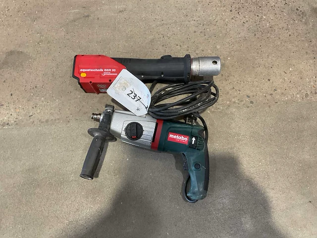 Metabo + rothenberger aquatechnik boormachine + perstang - afbeelding 1 van  1