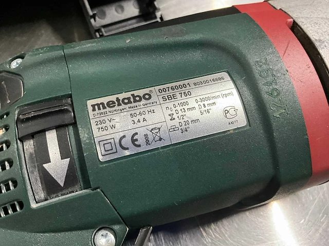 Metabo sbe 750 klopboormachine - afbeelding 5 van  5
