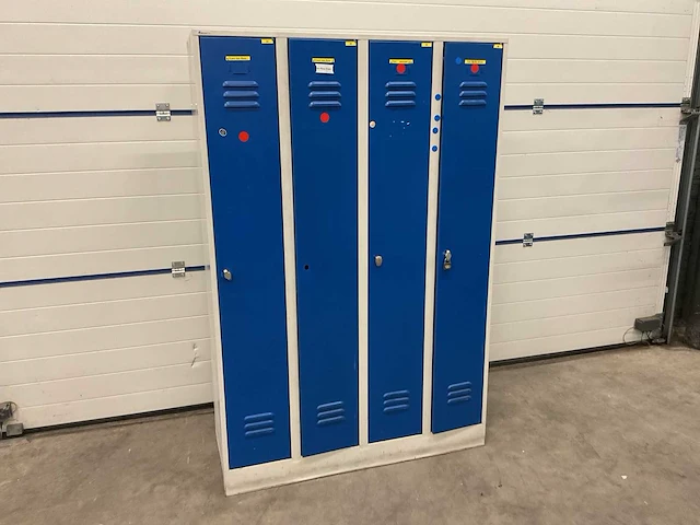 Metal design 4-deurs lockerkast - afbeelding 1 van  3