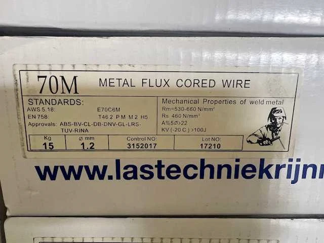 Metal flux lasdraad cored wire - afbeelding 1 van  3