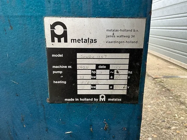 Metalas 125 onderdelenreiniger - afbeelding 7 van  15