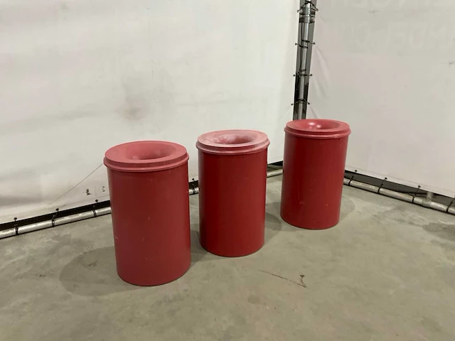 Metalen afvalbak (3x) - afbeelding 2 van  6