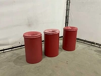 Metalen afvalbak (3x) - afbeelding 2 van  6