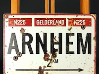 Metalen bord arnhem - afbeelding 1 van  5