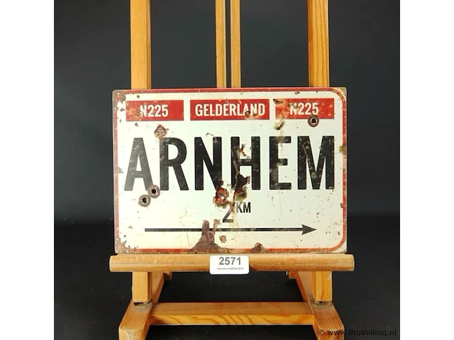 Metalen bord arnhem - afbeelding 2 van  5