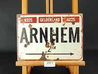 Metalen bord arnhem - afbeelding 2 van  5