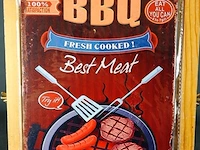 Metalen bord bbq - afbeelding 1 van  1
