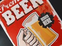 Metalen bord beer - afbeelding 4 van  5