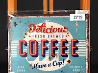 Metalen bord coffee - afbeelding 1 van  5