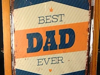 Metalen bord dad's garage - afbeelding 1 van  1