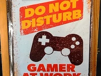 Metalen bord do not disturb - afbeelding 1 van  1