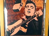 Metalen bord elvis - afbeelding 1 van  1