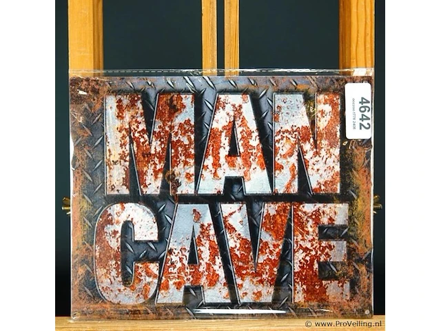 Metalen bord man cave - afbeelding 1 van  1