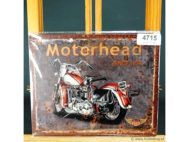 Metalen bord motorhead - afbeelding 1 van  1