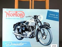 Metalen bord norton - afbeelding 1 van  5