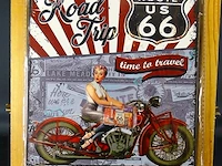 Metalen bord route 66 - afbeelding 1 van  1