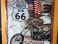 Metalen bord route 66 - afbeelding 1 van  1