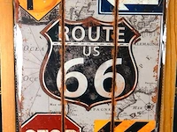Metalen bord route 66 - afbeelding 1 van  1