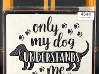 Metalen bord understands - afbeelding 1 van  1