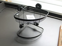 Metalen douchewandopberger met hoogte 35 cm.. - afbeelding 1 van  1
