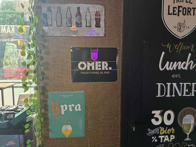 Metalen drankborden (10x) - afbeelding 1 van  11