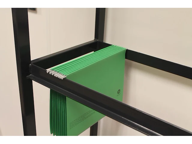Metalen hangmappenstelling 130 x 41 x 201 cm. - afbeelding 3 van  3