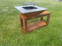 Metalen houtgestookte bbq - afbeelding 12 van  14