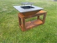 Metalen houtgestookte bbq - afbeelding 12 van  14
