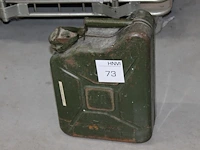 Metalen jerrycan 10 liter. - afbeelding 1 van  1