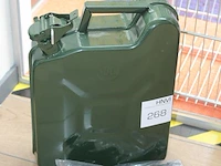 Metalen jerrycan met schenktuit 10l - afbeelding 2 van  2