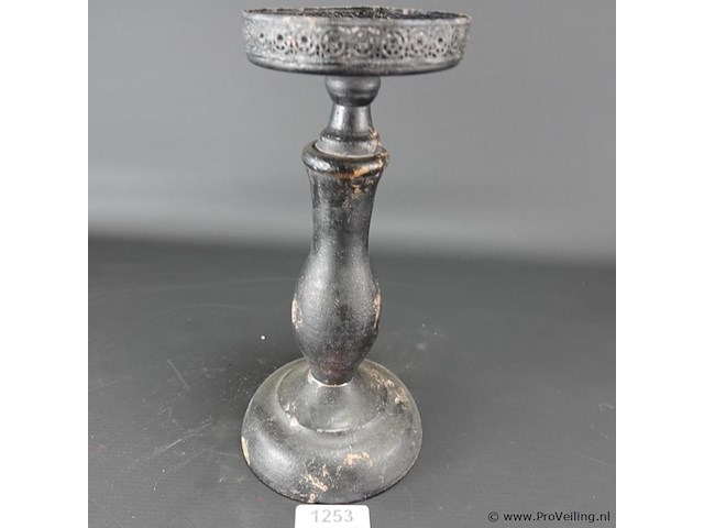 Metalen kandelaar - afbeelding 1 van  5