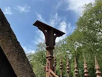Metalen kasteel tuinpoort - afbeelding 7 van  11