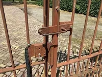 Metalen kasteel tuinpoort - afbeelding 8 van  11