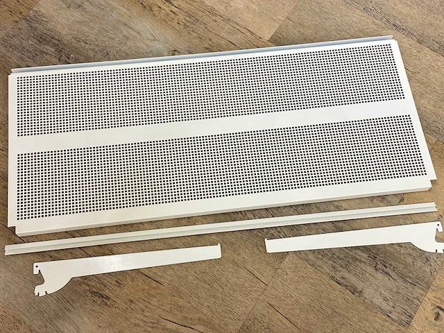Metalen legbord met steunen (59x) - afbeelding 1 van  3
