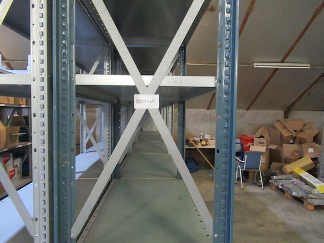 Metalen legbordstelling dexion, breedvakstelling - afbeelding 7 van  8