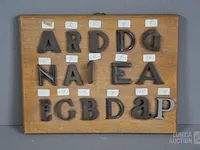 Metalen letters - afbeelding 1 van  6